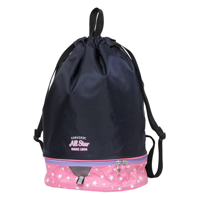 プールバッグ 女の子 キッズ 子供 コンバース CONVERSE 二重底 スイミングバッグ ビーチバッグ ナップサック | CONVERSE | 01