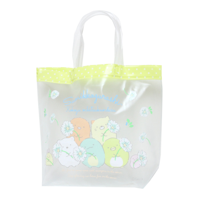 ビニ―ルバッグ プールバッグ すみっコぐらし キッズ 子供 マチあり 水着 |  | 01