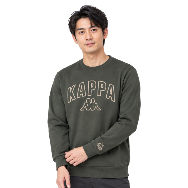 スウェットトレーナー メンズ KAPPA カッパ 裏起毛 メンズファッション トップス カジュアル UVカット M L LL | Kappa | 01
