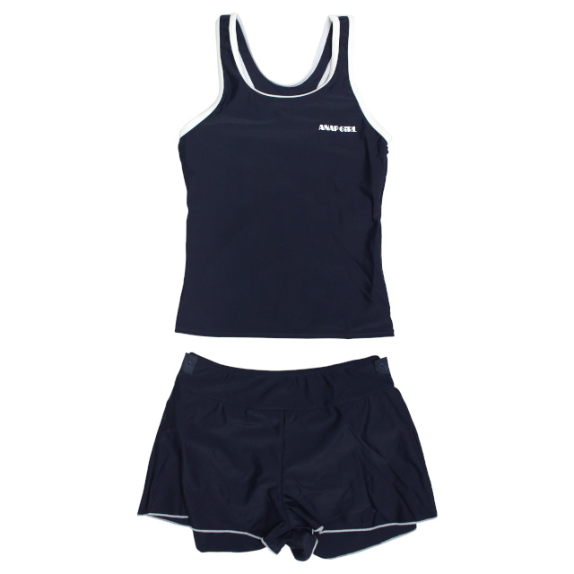 スクール水着 ANAP アナップ 女子 女の子 キュロット セパレート水着 UVカット 学校 水着 子供 130cm 140cm 150cm 160cm 170cm |  | 01