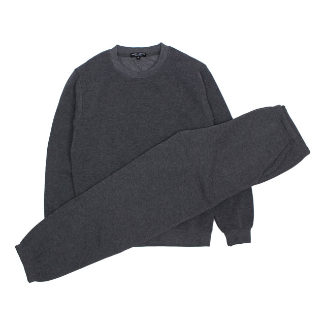 スウェット 上下 メンズ 裏起毛 あったか トレーナー スウェットパンツ 上下セット 無地 M L LL |  | 02