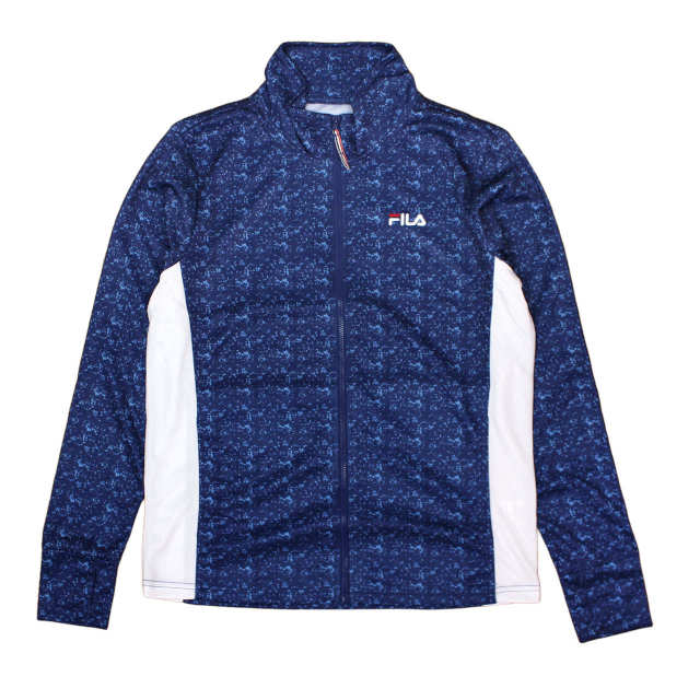 UVジャケット 長袖 レディース 女性 フィラ FILA UVカット 吸水速乾 ジップアップ ラッシュガード ストレッチ M L LL | FILA | 01