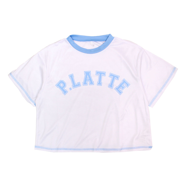 ラッシュガード 半袖 女の子 子供 キッズ ジュニア PINK-latte ピンクラテ 水着 UVシャツ 紫外線予防 日焼け防止 140cm 150cm 160cm 170cm |  | 02