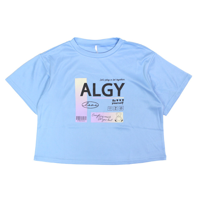 ラッシュガード 半袖 女の子 子供 キッズ ジュニア ALGY アルジー 水着 UVシャツ 紫外線予防 日焼け防止 130cm 140cm 150cm 160cm |  | 01