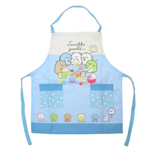 すみっコぐらし エプロン 女の子 キッズ かわいい 幼稚園 保育所 小学校 給食 子供 エプロン 110cm |  | 01