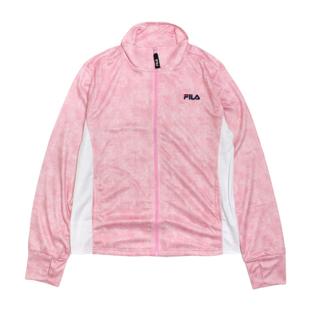 UVジャケット 長袖 レディース 女性 フィラ FILA UVカット ジップアップ ラッシュガード ストレッチ M L LL | FILA | 01