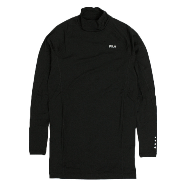 インナーシャツ メンズ フィラ FILA ストレッチ アンダーシャツ 長袖 ハイネック Tシャツ コンプレッションシャツ アンダーウェア | FILA | 01