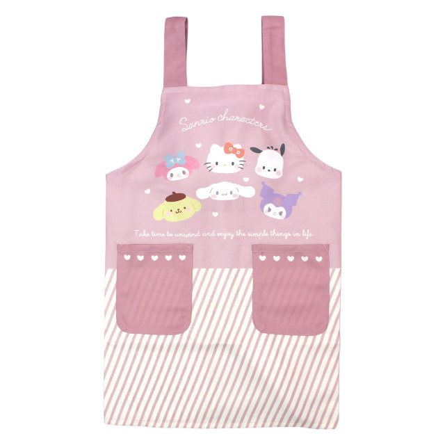 エプロン 女の子 サンリオキャラクターズ キッズ H型 かわいい 子供 エプロン 130cm 150cm |  | 01