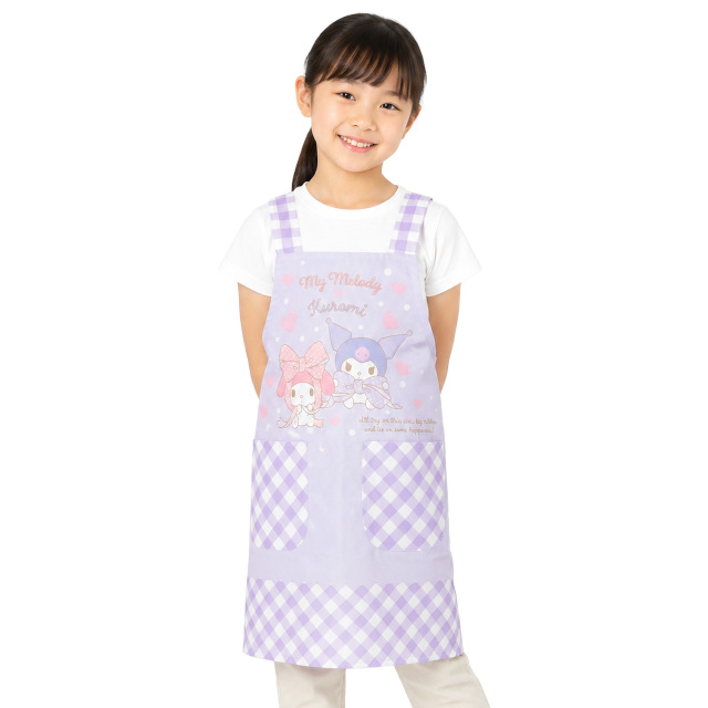 エプロン 女の子 サンリオ マイメロ クロミ キッズ H型 かわいい 子供 エプロン 130cm 150cm |  | 01