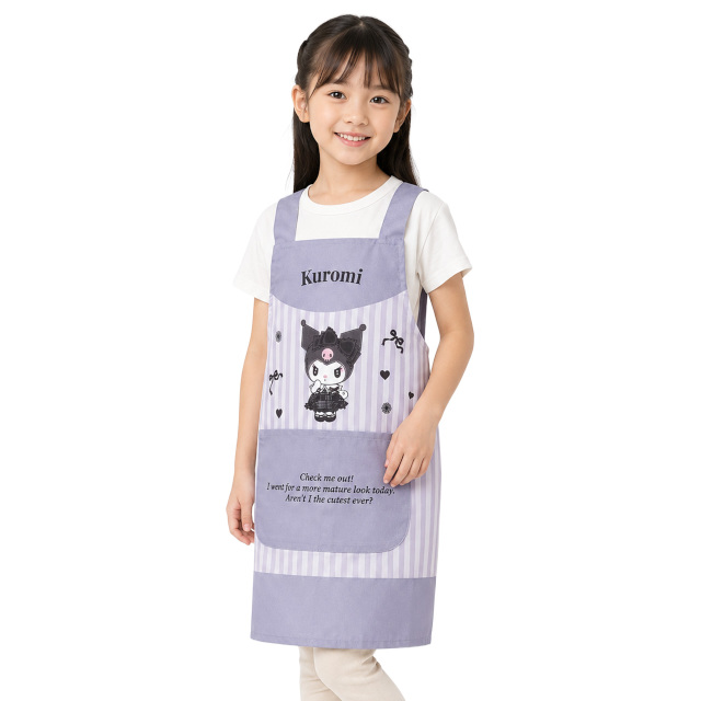 エプロン 女の子 サンリオ クロミ キッズ H型 かわいい 子供 エプロン 130cm 150cm |  | 01