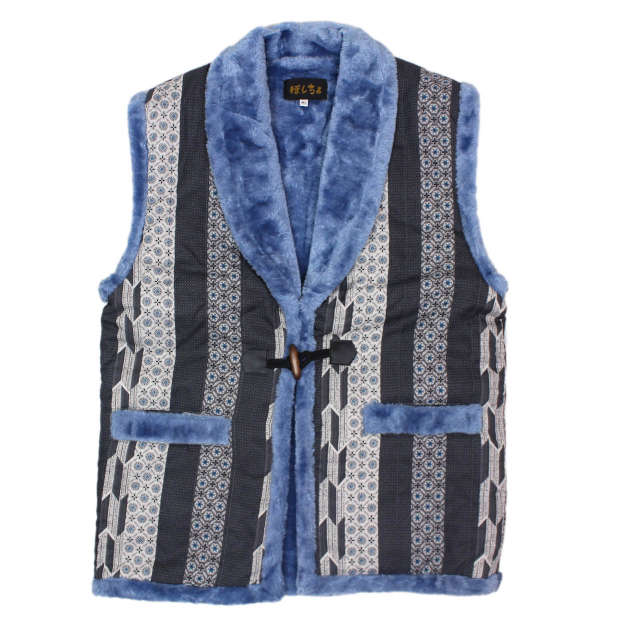 半纏 メンズ はんてん 袖なし 綿入り 紳士 やっこ あったか ちゃんちゃんこ 男性 ルームウェア 部屋着 防寒 暖かい 紺 緑 茶 板締めドビー 久留米織 手づくり 先染め 光延織物 袢纏 半天 ハンテン どてら 日本製 M L 送料無料 ちゃんちゃんこ 袖なし はんてん メンズ 男性用 どてら 和柄 あったか