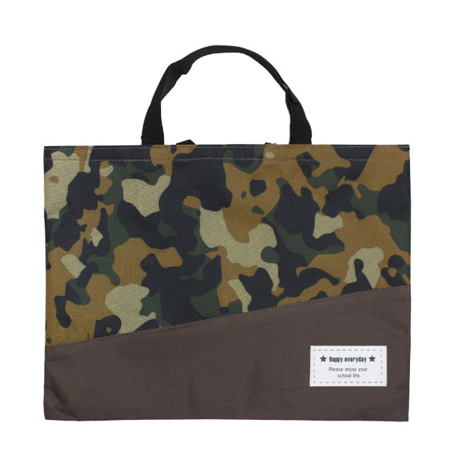 レッスンバッグ マチ無し 男の子 女の子 手提げ お稽古 バッグ 幼稚園 小学校 入園入学準備 迷彩柄 カモフラージュ 子供 |  | 01