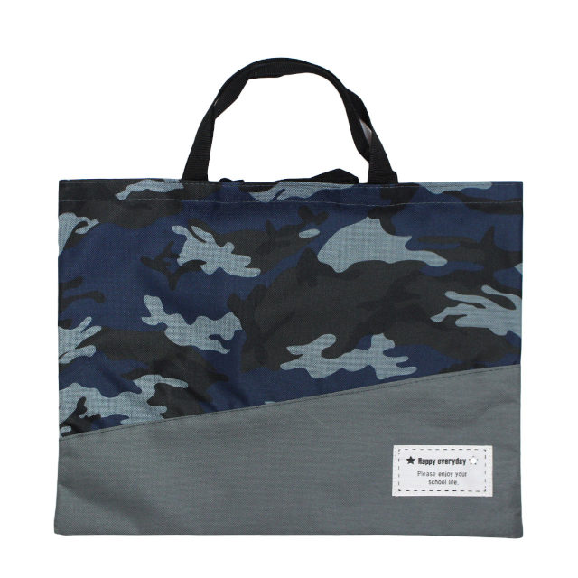 レッスンバッグ マチ無し 男の子 女の子 手提げ お稽古 バッグ 幼稚園 小学校 入園入学準備 迷彩柄 カモフラージュ 子供 |  | 03