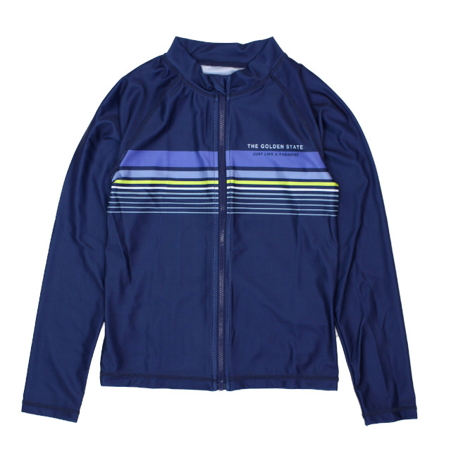 ラッシュガード 男の子 子供 キッズ ジュニア 水着 長袖 UVジャケット ラグランタイプ 140cm 150cm 160cm |  | 01