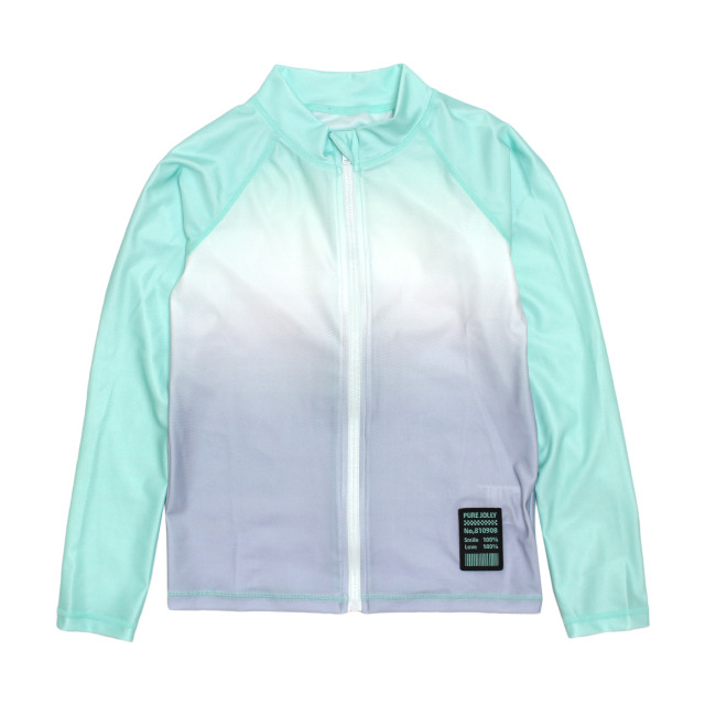 ラッシュガード 女の子 子供 キッズ ジュニア 水着 長袖 UVジャケット 紫外線予防 日焼け防止 130cm 140cm 150cm 160cm |  | 02