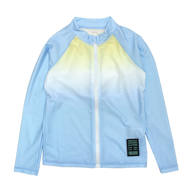 ラッシュガード 女の子 子供 キッズ ジュニア 水着 長袖 UVジャケット 紫外線予防 日焼け防止 130cm 140cm 150cm 160cm |  | 01