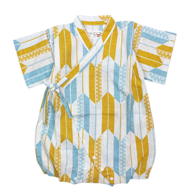 甚平 ロンパース 赤ちゃん ベビー 男の子 綿100% 日本製生地 カバーオール 甚平グレコ 部屋着 寝まき パジャマ 70cm 80cm |  | 02