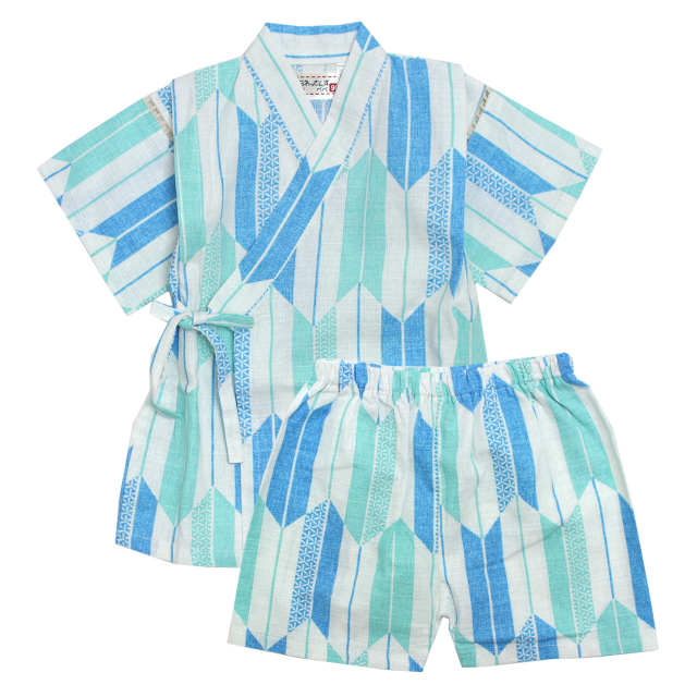 甚平 ベビー 赤ちゃん 男の子 綿100% 日本製生地 じんべい スーツ上下 祭 甚平 部屋着 寝まき パジャマ 子供甚平 80cm 90cm 95cm |  | 03