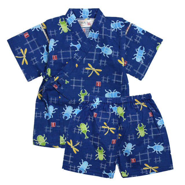 甚平 ベビー 赤ちゃん 男の子 綿100% 日本製生地 じんべい スーツ上下 祭 甚平 部屋着 寝まき パジャマ 子供甚平 80cm 90cm 95cm |  | 02