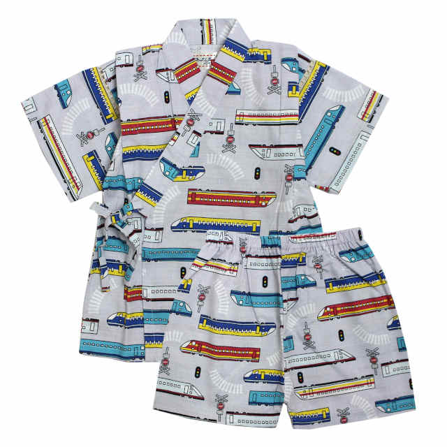 甚平 ベビー 赤ちゃん 男の子 綿100% 日本製生地 じんべい スーツ上下 祭 甚平 部屋着 寝まき パジャマ 子供甚平 80cm 90cm 95cm |  | 01