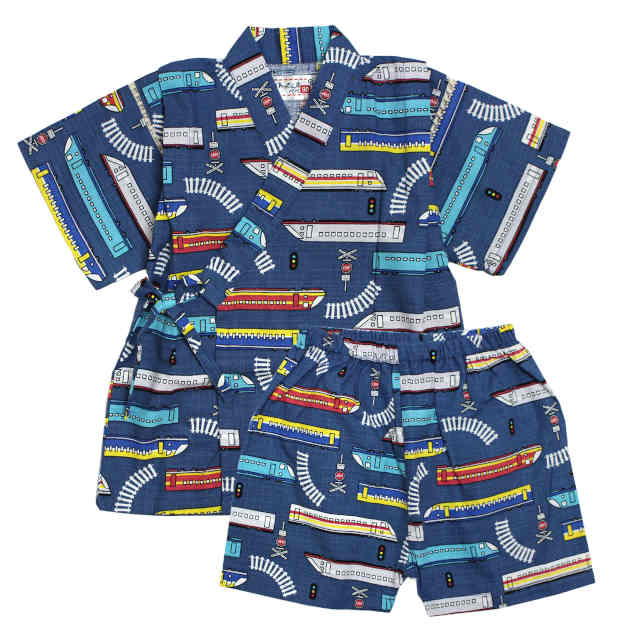 甚平 ベビー 赤ちゃん 男の子 綿100% 日本製生地 じんべい スーツ上下 祭 甚平 部屋着 寝まき パジャマ 子供甚平 80cm 90cm 95cm |  | 02