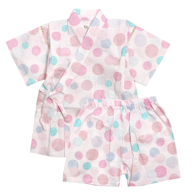 甚平 ベビー 赤ちゃん 女の子 綿100% 日本製生地 じんべい スーツ上下 祭 甚平 部屋着 寝まき パジャマ 子供甚平 80cm 90cm 95cm |  | 03