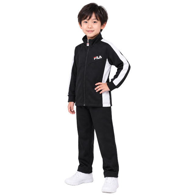 ジャージ 上下セット キッズ 男の子 フィラ FILA スポーツウェア 運動 宿泊学習 林間学校 110cm 120cm 130cm | FILA | 02