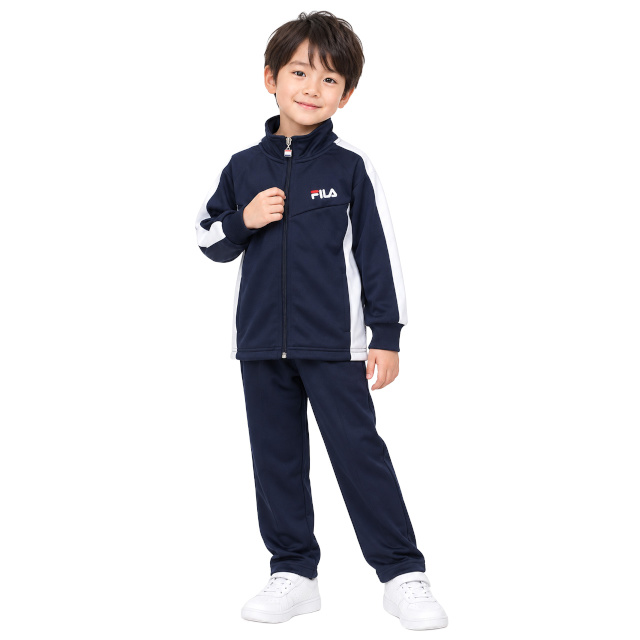ジャージ 上下セット キッズ 男の子 フィラ FILA スポーツウェア 運動 宿泊学習 林間学校 110cm 120cm 130cm | FILA | 01