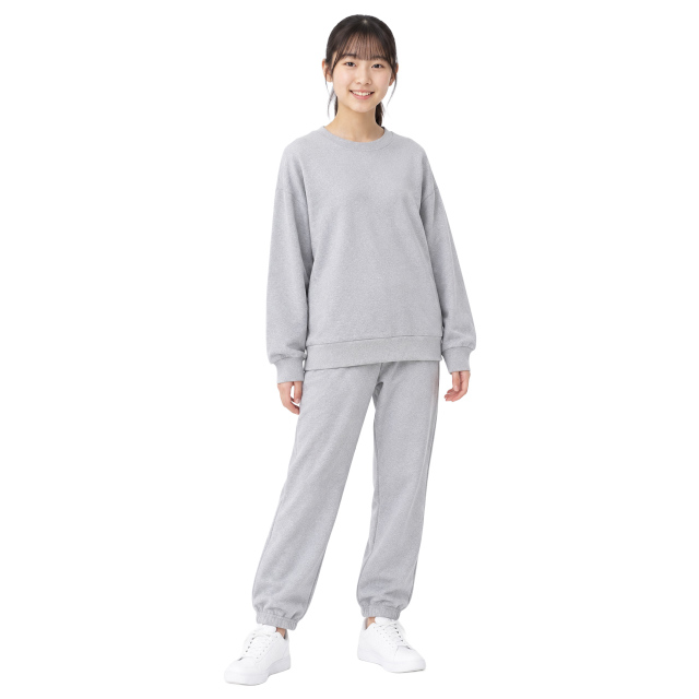 スウェット 上下 子供 男の子 女の子 兼用 裏起毛 トレーナー スウェットパンツ 上下セット 無地 130cm 140cm 150cm 160cm |  | 01