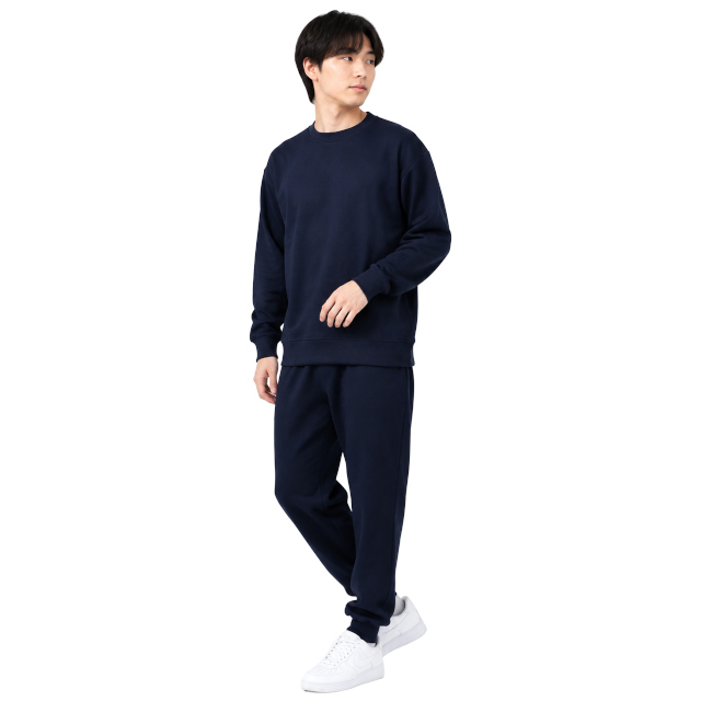 スウェット 上下 メンズ 男性 裏起毛 トレーナー スウェットパンツ 上下セット 無地 M L LL |  | 02