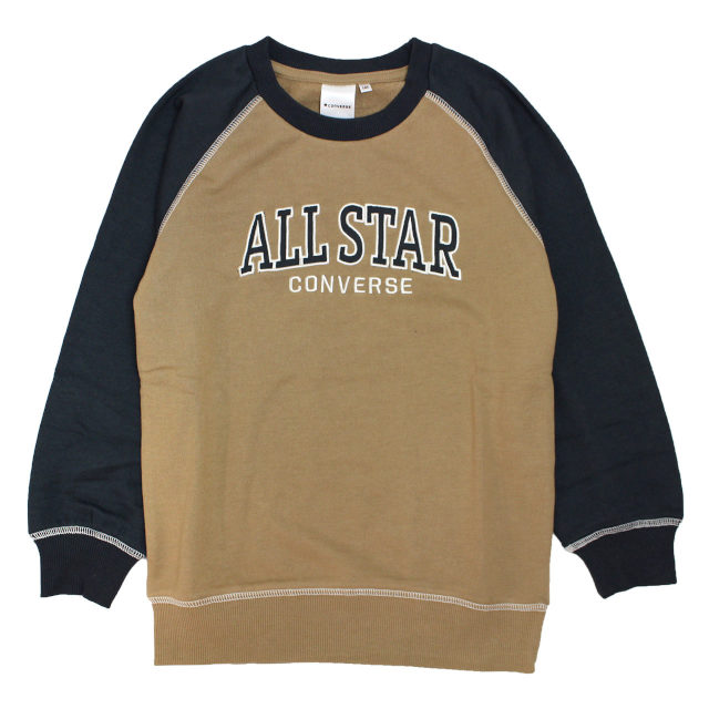 スウェット トレーナー 男の子 キッズ ジュニア 子供 コンバース CONVERSE ミニ裏毛 シャツ 130cm 140cm 150cm 160cm | CONVERSE | 02