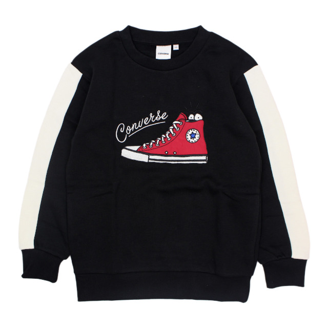 スウェット トレーナー 男の子 キッズ ジュニア 子供 コンバース CONVERSE 裏起毛 あったか 140cm 150cm 160cm | CONVERSE | 02