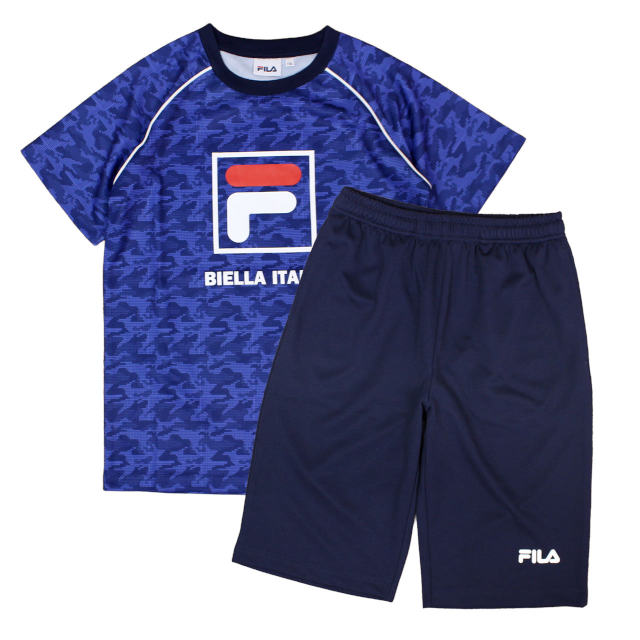 Tシャツ ハーフパンツ 上下セット フィラ FILA ジュニア キッズ 男の子 半袖 子供 セットアップ 吸汗速乾 140cm 150cm 160cm | FILA | 01