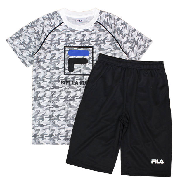 Tシャツ ハーフパンツ 上下セット フィラ FILA ジュニア キッズ 男の子 半袖 子供 セットアップ 吸汗速乾 140cm 150cm 160cm | FILA | 02