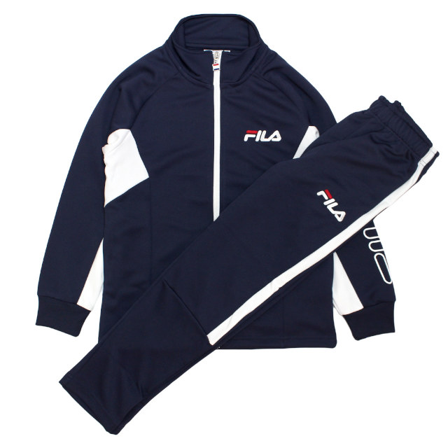 ジャージ 上下セット キッズ ジュニア 男の子 フィラ FILA スポーツウェア 運動 宿泊学習 林間学校 130cm 140cm 150cm 160cm | FILA | 01