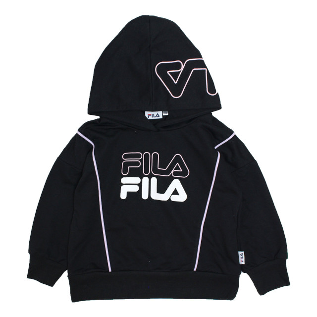 パーカー トレーナー キッズ フィラ FILA 女の子 子供 BIGシルエット ミニ裏毛 スウェット110cm 120cm 130cm | FILA | 01
