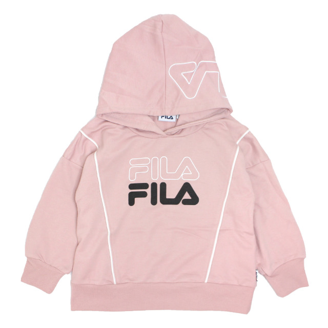パーカー トレーナー キッズ フィラ FILA 女の子 子供 BIGシルエット ミニ裏毛 スウェット110cm 120cm 130cm | FILA | 02