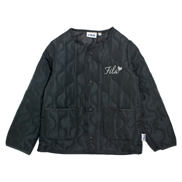 キルトジャケット フィラ FILA 女の子 キッズ ガールズ 中綿 前開き スナップボタン 子供 110cm 120cm 130cm | FILA | 02