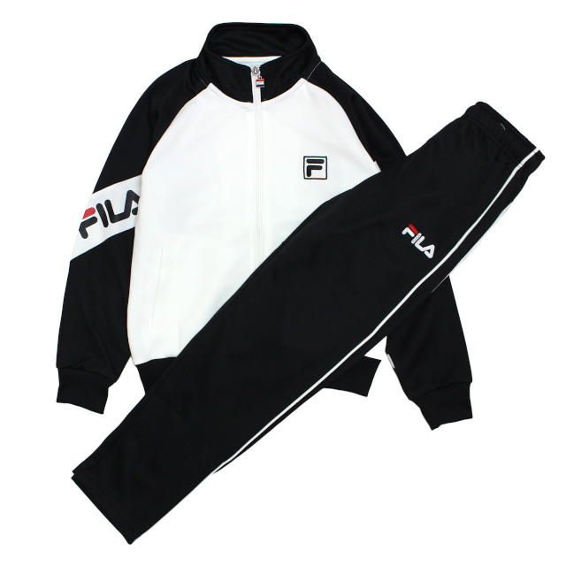 ジャージ 上下セット キッズ ジュニア 女の子 フィラ FILA スポーツウェア 運動 宿泊学習 林間学校 130cm 140cm 150cm 160cm | FILA | 01