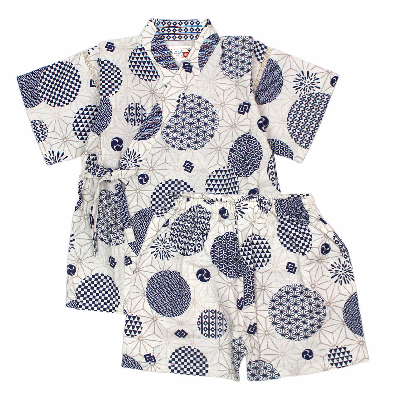 甚平 ベビー 赤ちゃん 男の子 綿100% 日本製生地 じんべい スーツ上下 祭 甚平 部屋着 寝まき パジャマ 子供甚平 80cm 90cm 95cm |  | 04