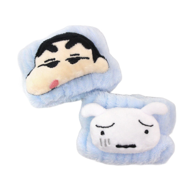 吸水リストバンド リストバンド クレヨンしんちゃん 洗顔 手洗い 食器洗い マイクロファイバー ふわふわ 袖濡れ防止 2個セット |  | 01