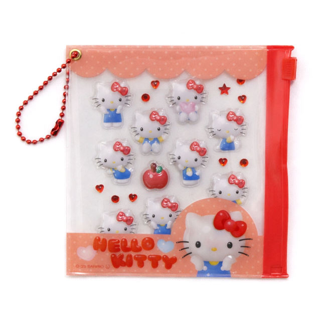 プチパーツ サンリオキャラクターズ シール デコシール デコパーツ 3D感 ぷっくり かわいい ケース付き 小物入れ |  | 01