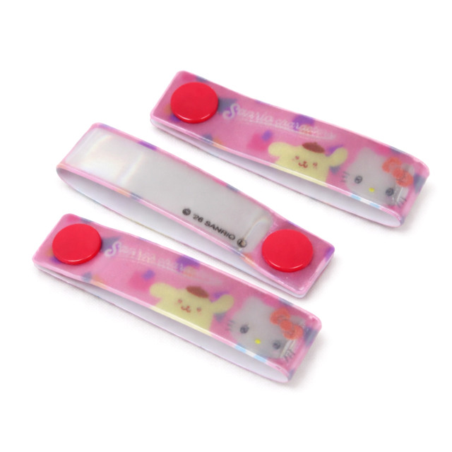 ネームタグ サンリオキャラクターズ お名前タグ 3個入り お名前シールのかわりに スナップ式 女の子 子供 幼稚園 保育園 小学校 入園入学準備 |  | 01