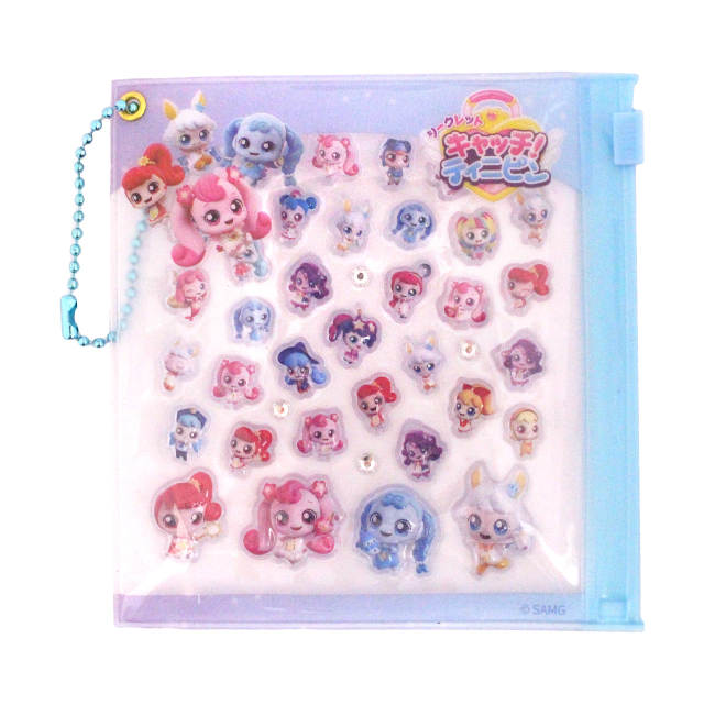 プチパーツ キャッチ!ティニピン シール デコシール デコパーツ 3D感 ぷっくり かわいい ケース付き 小物入れ |  | 02