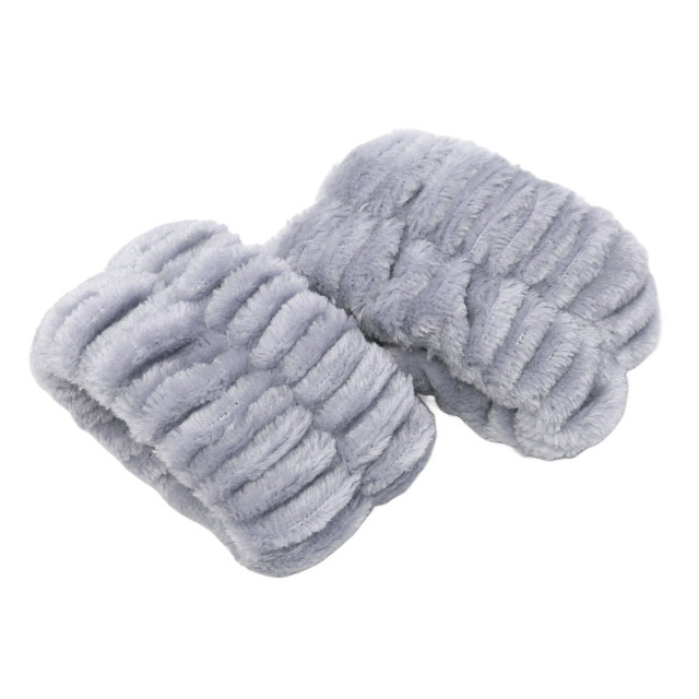 吸水アームバンド リストバンド 洗顔 手洗い お風呂洗い 食器洗い マイクロファイバー ふわふわ 袖濡れ防止 2個セット |  | 02