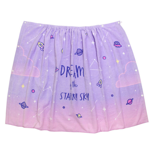 ラップタオル 巻きタオル 子供 キッズ ジュニア 女の子 スタードリーム 水泳 プール スイミング 着替え バスタオル 80cm |  | 01