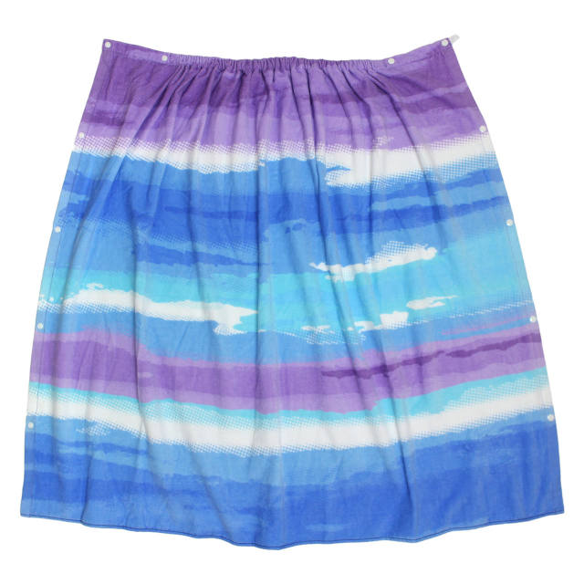 ラップタオル 巻きタオル 子供 キッズ ジュニア 女の子 レディース タイダイボーダー 水泳 プール スイミング 着替え バスタオル 100cm |  | 01