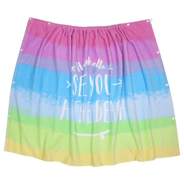 ラップタオル 巻きタオル 子供 キッズ ジュニア 女の子 男の子 水泳 プール スイミング 着替え バスタオル 80cm |  | 01