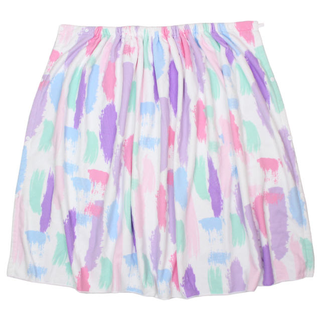 ラップタオル 巻きタオル 子供 キッズ ジュニア 女の子 男の子 マイクロファイバー 水泳 プール スイミング 着替え バスタオル 80cm |  | 02