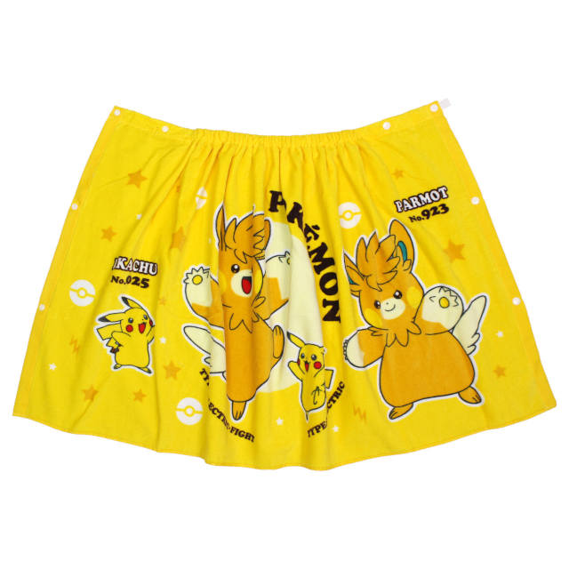 ラップタオル 巻きタオル 子供 キッズ ジュニア 男の子 女の子 ポケモン 水泳 プール スイミング 着替え バスタオル 60cm |  | 01